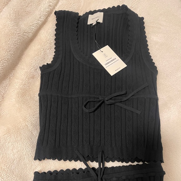 Reformation Erin Cotton Sweater Set - Picture 4 of 5